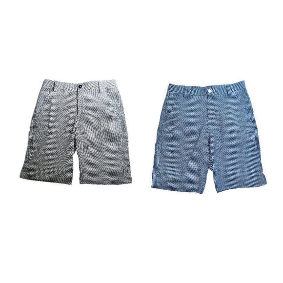 MENS PLAID PUMA SHORTS BUNDLE - 2 PACK - 30W - Picture 1 of 15